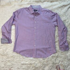 Bugatchi Men's Long Sleeve Shaped‎ Fit Shirt